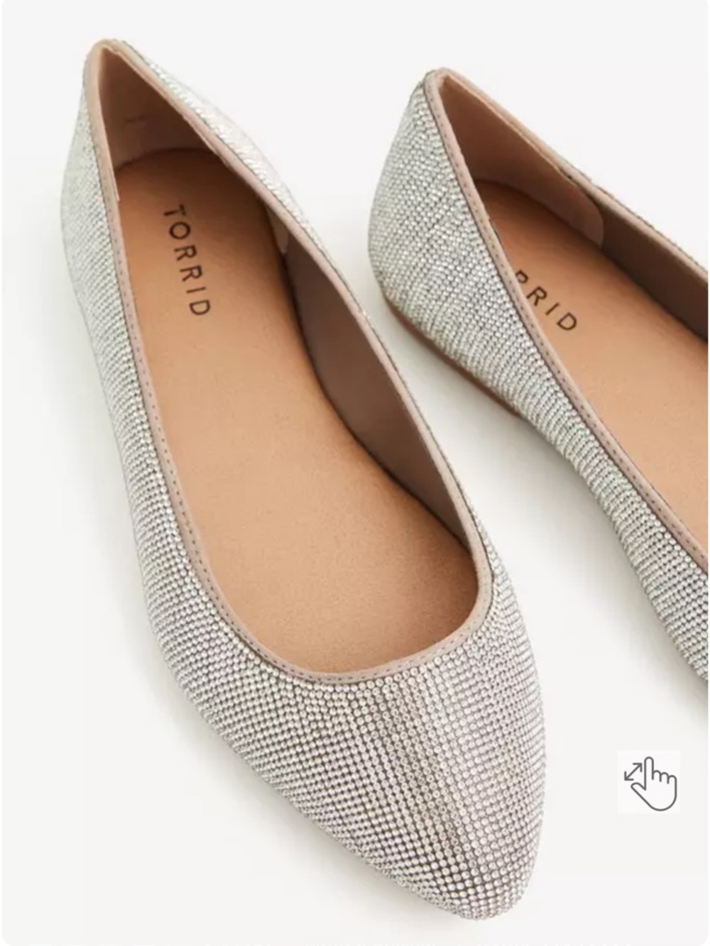 Torrid Rhinestone Flats - Picture 4 of 6
